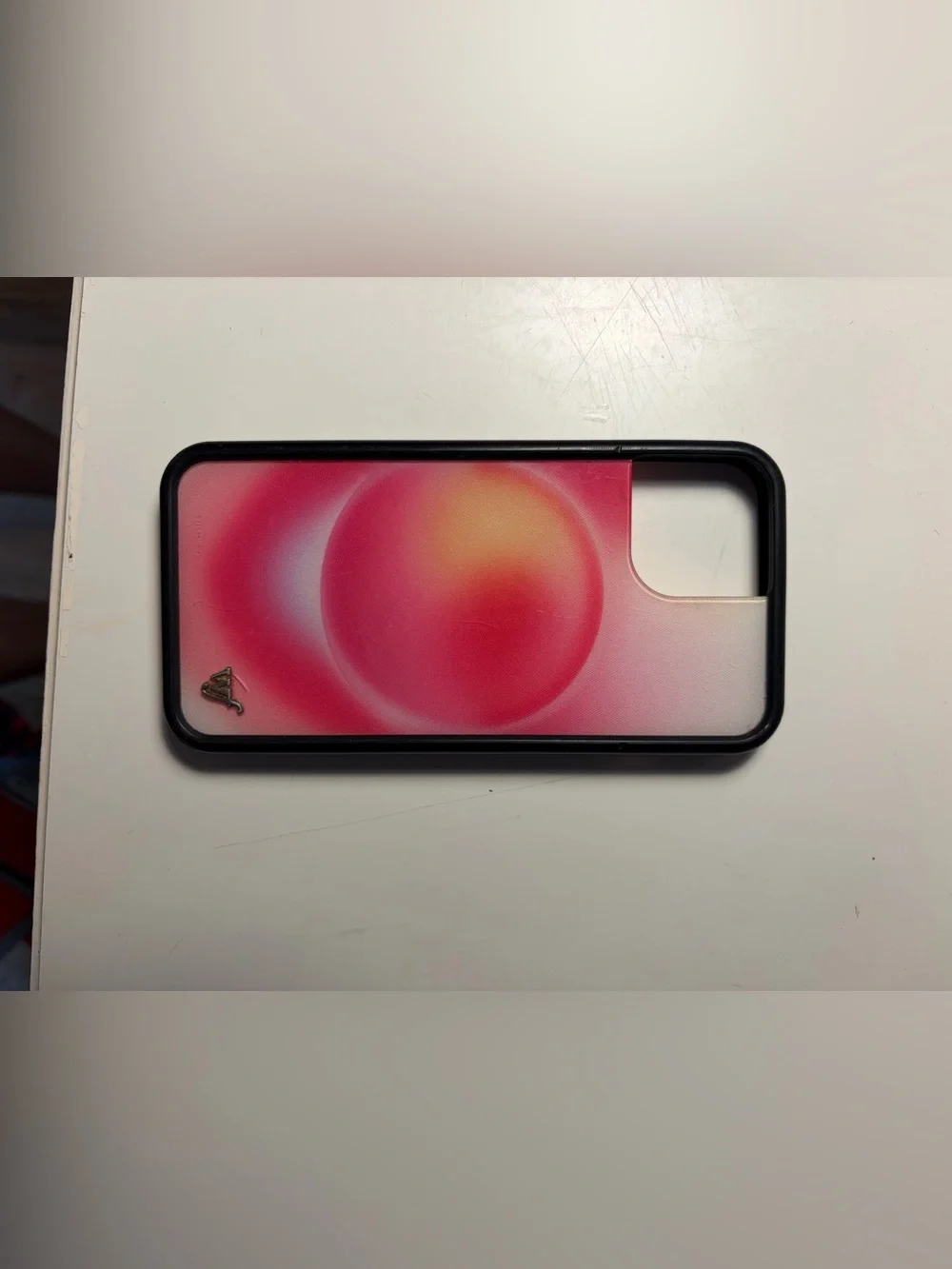Wildflower hot pink aura iPhone case
